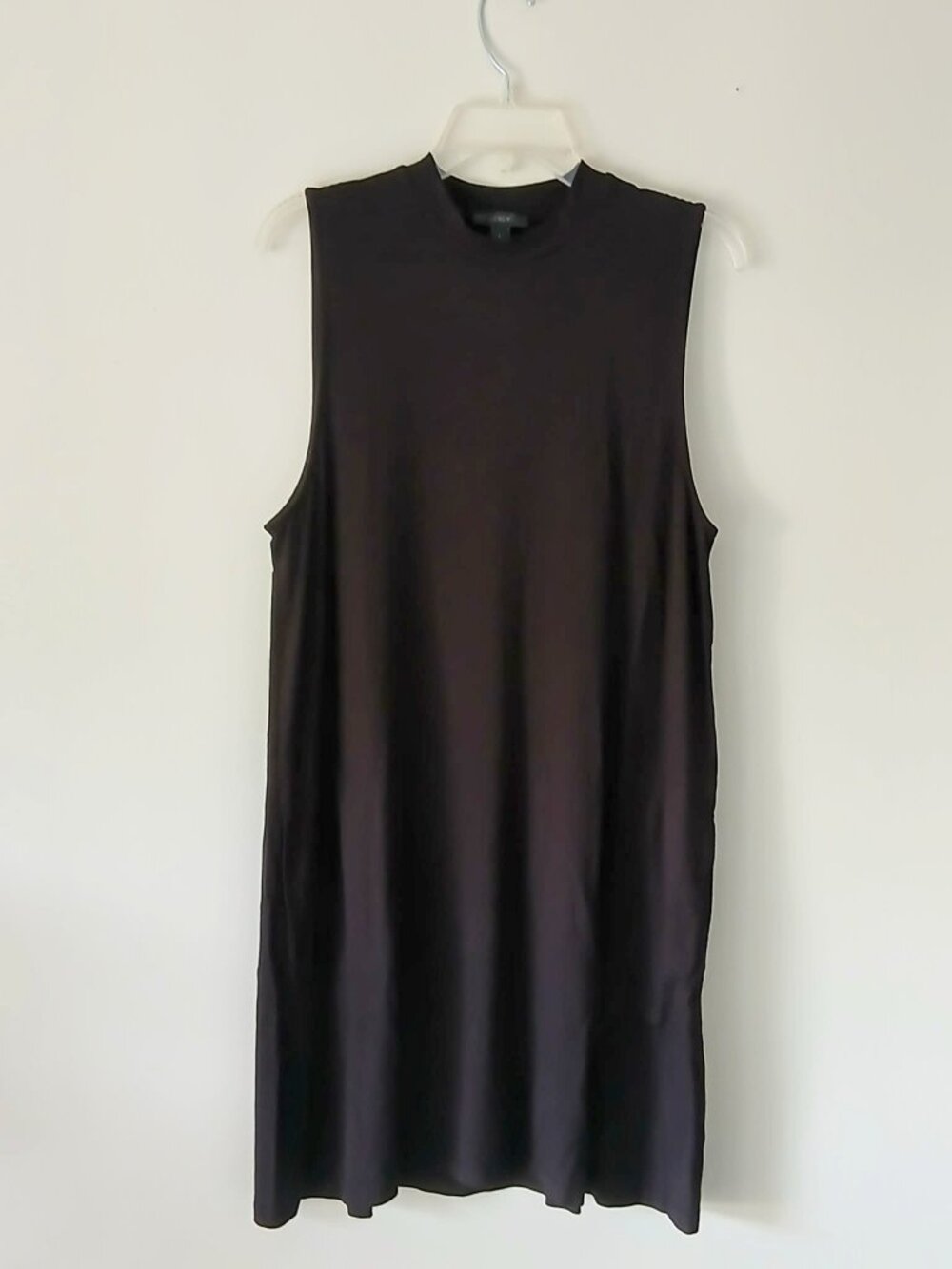 J.Crew Swingy Sleeveless Dark Brown Dress